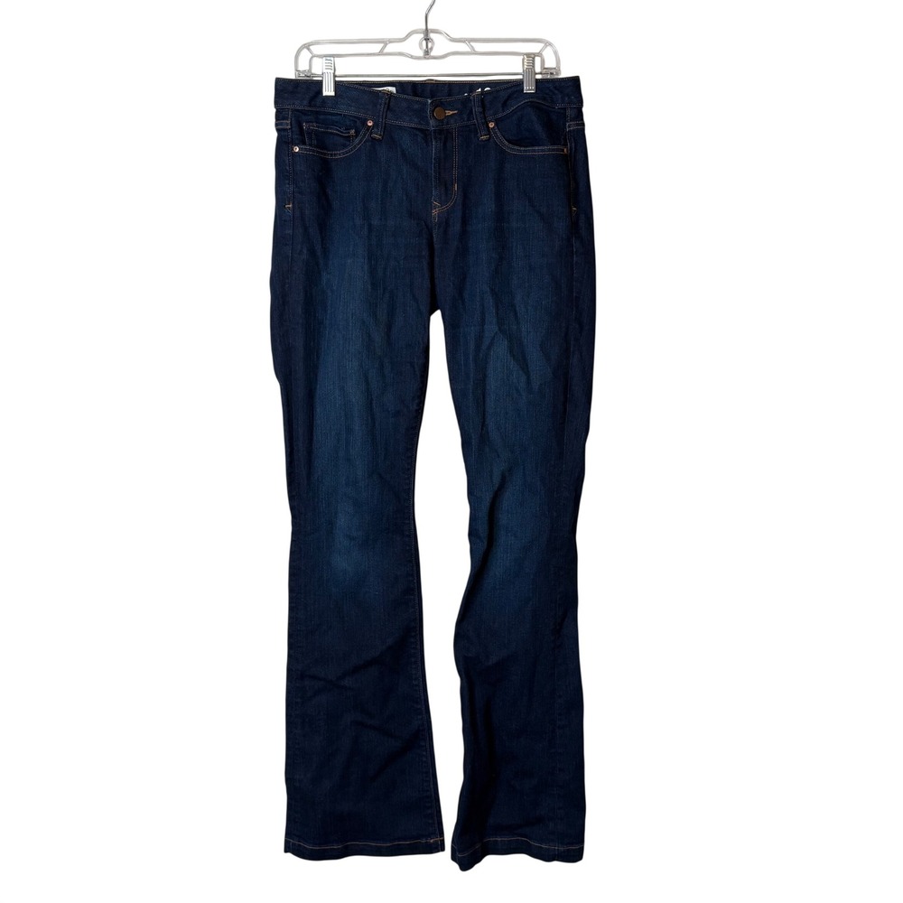 Gap Long & Lean Trouser Jeans 29 XL Dark Wash Y2K Indie Sleaze Tall 36 Inseam